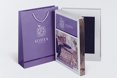 Летний сад постельное бельё из сатин-жаккарда Estetica Ecotex семейное
