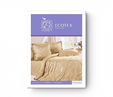 Пастораль постельное бельё из сатин-жаккарда Estetica Ecotex 1.5 спальное