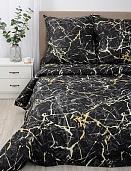 КПБ 1,5 спальный "Simple Life" БЯЗЬ, 100%-хлопок (MARBLE (Марбл) ОП)