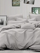 14-4002 (серый мрамор) постельное белье из страйп-сатина Бояртекс 2 спальное с европростынёй