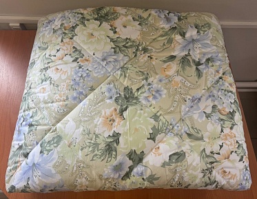 Файбер Стёганый Цветы одеяло СВС 140*205