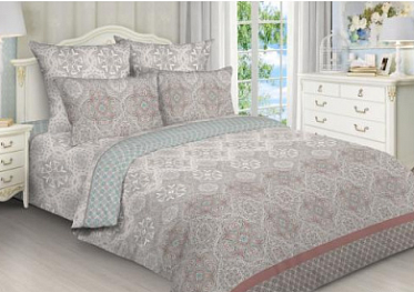 КПБ 2-х сп. Бязь Люкс с европростыней 3010-2