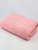 Полотенце махровое Корсика Он и Она 70*130 персик