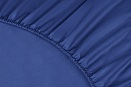 Простыня на резинке Моноспейс Ecotex 200*200*23 темно-синяя