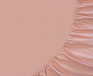 Простыня на резинке трикотажная СВС 140*200*20 розовый