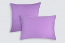 Наволочки из сатина Моноспейс Ecotex 2шт. 70*70 фиолетовый