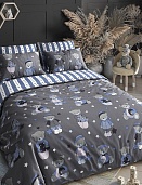 КПБ 1,5 сп. поплин тинейджер Бояртекс Мишки син.