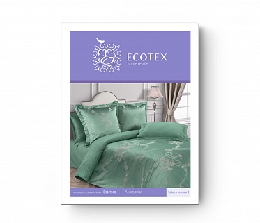 Анжелика постельное бельё из сатин-жаккарда Estetica Ecotex евро