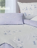 Цвет Яблони постельное бельё из сатина Harmonica Ecotex 2 спальное с европростынёй