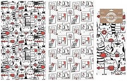 Коты набор кухонных полотенец Солнечный Дом 2 шт. 40*70
