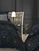 319 Созвездие (черный) постельное белье из бязи Бояртекс 1,5 спальное