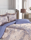 Белиссимо постельное бельё из сатин-жаккарда Estetica Ecotex евро в подарочном чемодане