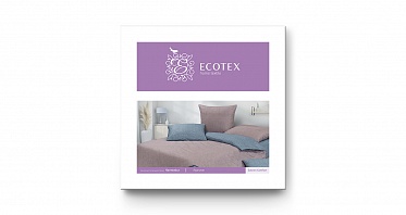 Аваллон постельное бельё из сатина Harmonica Ecotex 2 спальное с простынёй на резинке