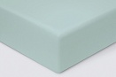 Простыня из сатина Моноспейс Ecotex евро  нежно-голубая