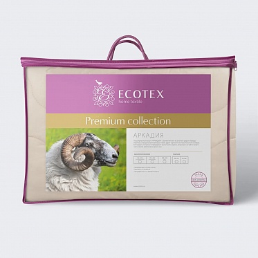 Аркадия Premium одеяло зимнее Ecotex 140*205