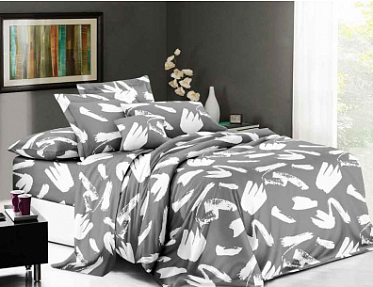 КПБ 2-х сп. Бязь Люкс с европростыней 5547