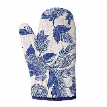 Прихватка-рукавица рогожка  18х28 Vse DOMA рис 60287-1 Елена Прекрасная 