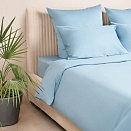 Пододеяльник из сатина Моноспейс Ecotex 2 спальный голубой