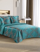 Альфредо постельное бельё из сатин-жаккарда Estetica Ecotex 2 спальное с европростынёй