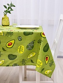 "Скатерть рогожка 145х180 ""Радушная хозяйка"" Авокадо ВБ"