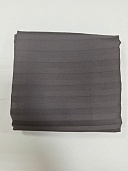 Пододеяльник однотонный из страйп-сатина 200х220 асфальт