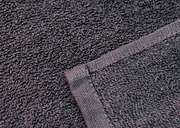 Полотенце махровое 50х90 темно-серыйй Бояртекс 