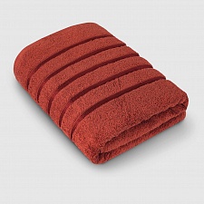 Полотенце Кингсли Ecotex 90*150 оранжево-красный