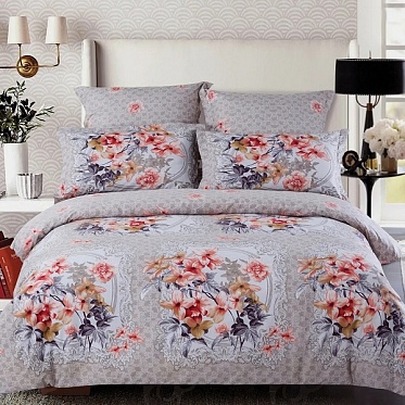 В164 постельное белье из сатина Сайлид 1,5 спальное