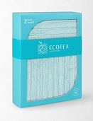 Набор полотенец махровых Лайфстайл Ecotex голубое (50*90+70*130)