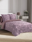 Виктория постельное бельё из сатин-жаккарда Estetica Ecotex семейное в подарочном чемодане