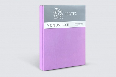 Пододеяльник из сатина Моноспейс Ecotex евро фиолетовый 