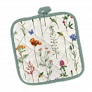 Прихватка рогожка 18х18 Vse DOMA  рис.60286-1 Полевые цветы