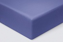 Простыня из сатина Моноспейс Ecotex евро синяя