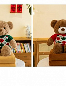 Плед-сумка детский махровый Игрушка Мишка