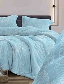 324 Вернисаж (голубой) постельное белье из бязи Бояртекс 1,5 спальное