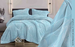 324 Вернисаж (голубой) постельное белье из бязи Бояртекс 1,5 спальное