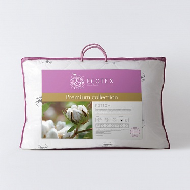 Коттон Premium подушка Ecotex  50*70