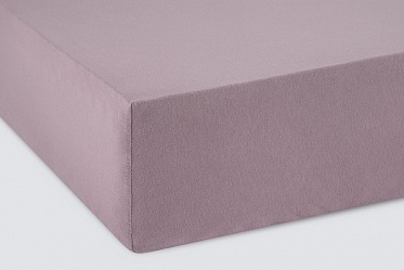 Простыня на резинке трикотажная 160х200х20 бузина