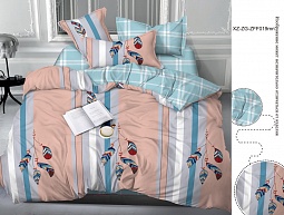 019 A/B (K) постельное белье из сатина Бояртекс 2 спальное с европростынёй