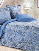 Аурелия постельное бельё из сатин-жаккарда Estetica Ecotex 2 спальное с европростынёй в подарочном чемодане