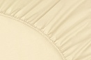 Простыня на резинке Моноспейс Ecotex 200*200*23 ванильная