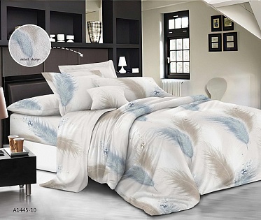 КПБ евро  Креп-жатка № 1445-10 S/P  нав.70*70-2шт.