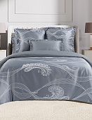 Таормина постельное бельё из сатин-жаккарда Estetica Ecotex 2 спальное с европростынёй в подарочном чемодане