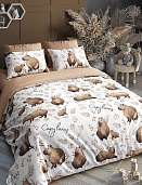 КПБ 1,5 сп. поплин тинейджер Бояртекс Капибары