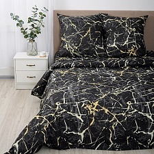 КПБ 2 спальный "Simple Life" БЯЗЬ, 100%-хлопок (MARBLE (Марбл) ОП)