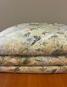 Файбер Стёганый Цветы одеяло СВС 140*205