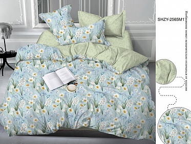 2565-1 SHZY A/B постельное белье из сатина Бояртекс 1,5 спальное