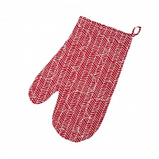 Прихватка "Рукавичка" 30х17 "NewYear" (Ёлочка красная)