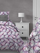 307 Диалог (розовый) постельное белье из бязи Бояртекс 1,5 спальное