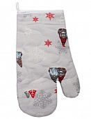 Рукавичка стеганая 30х17, рогожка (Лесные гномы)